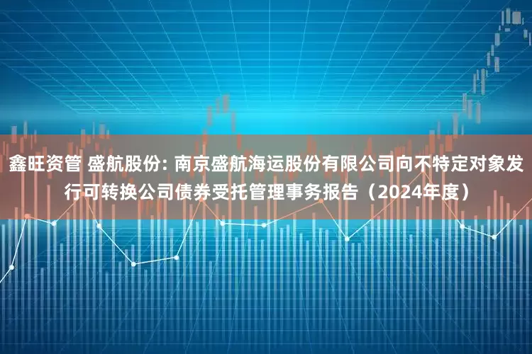 鑫旺资管 盛航股份: 南京盛航海运股份有限公司向不特定对象发行可转换公司债券受托管理事务报告（2024年度）